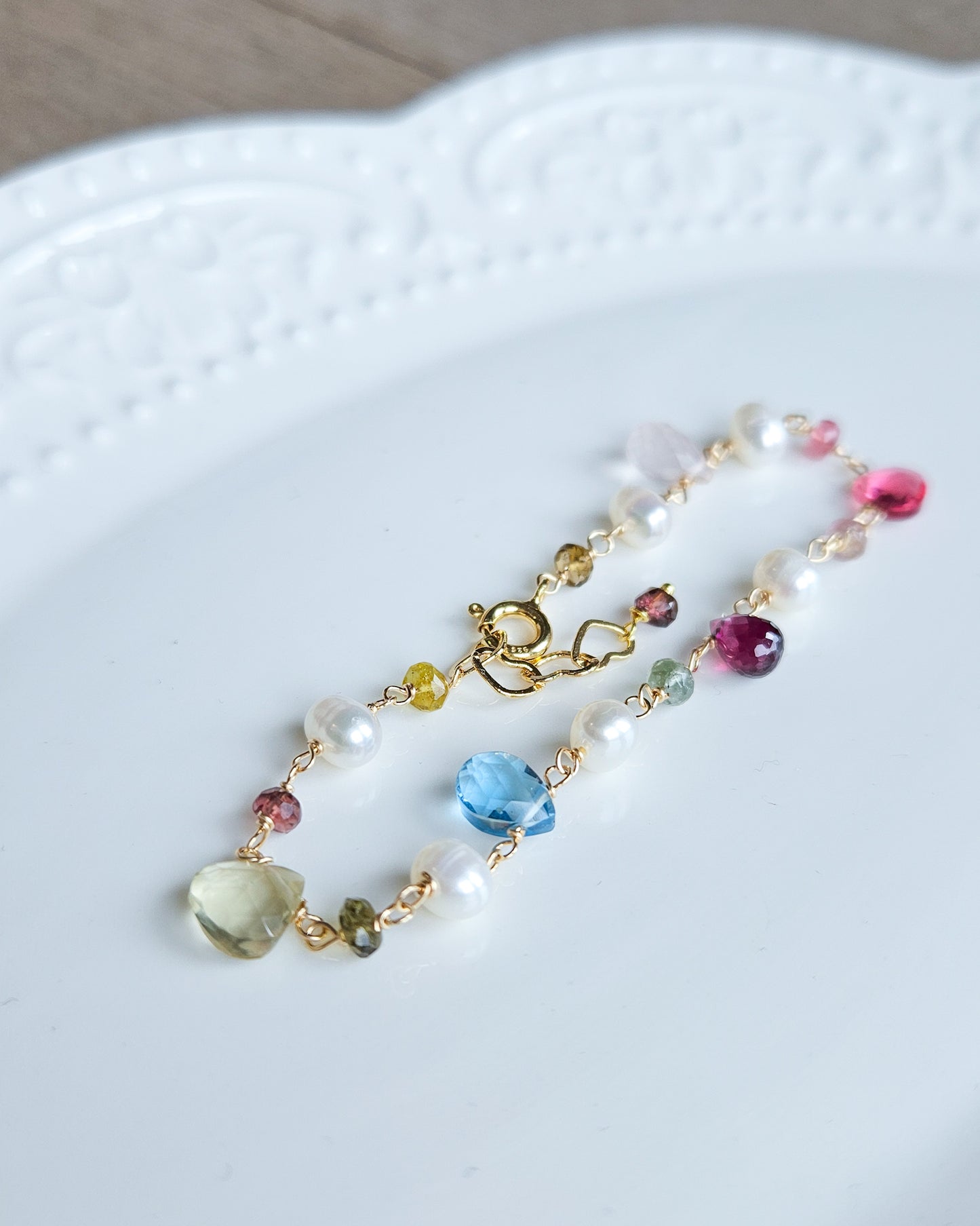 Bracciale Rosario con perle