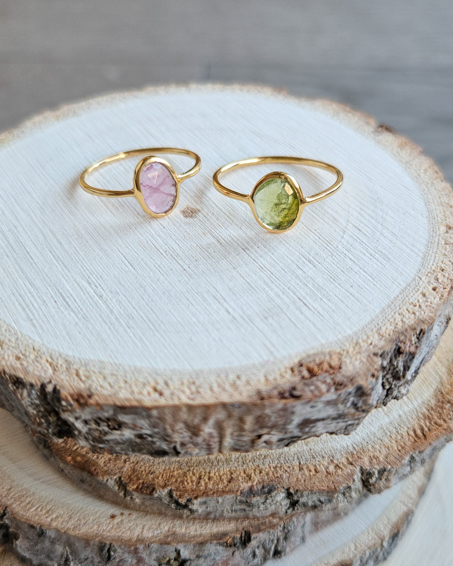 Anello tondo Tormalina