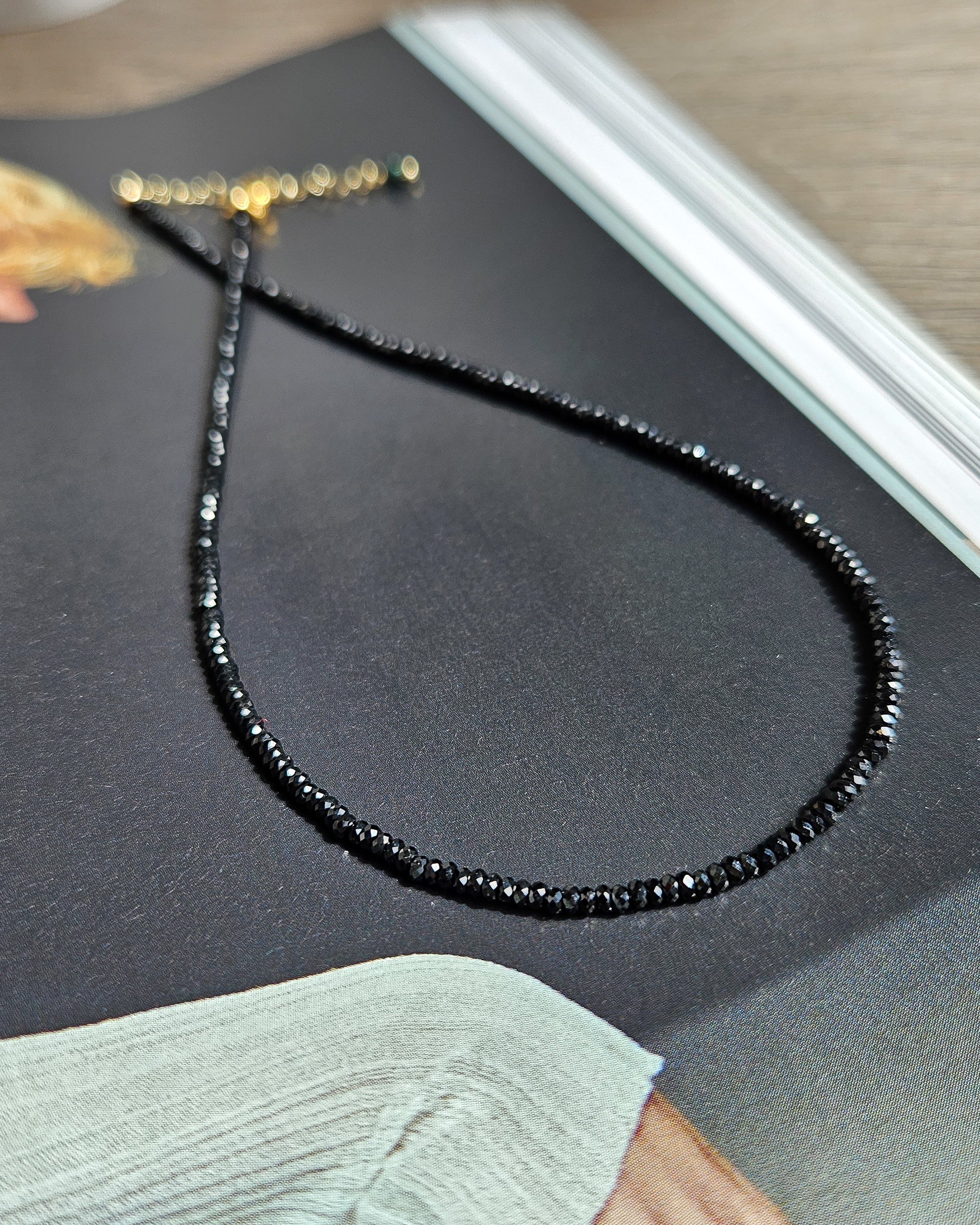 Collana uomo in argento con zirconi neri | Gioielli Collana uomo in argento con zirconi neri | Gioielli