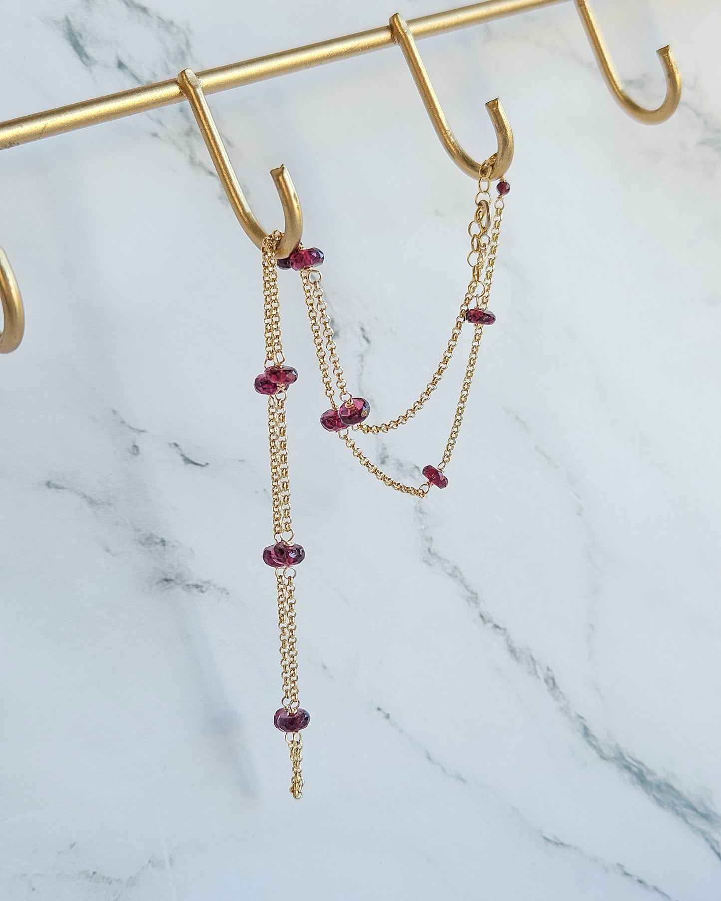 Garnet Roundel Choker