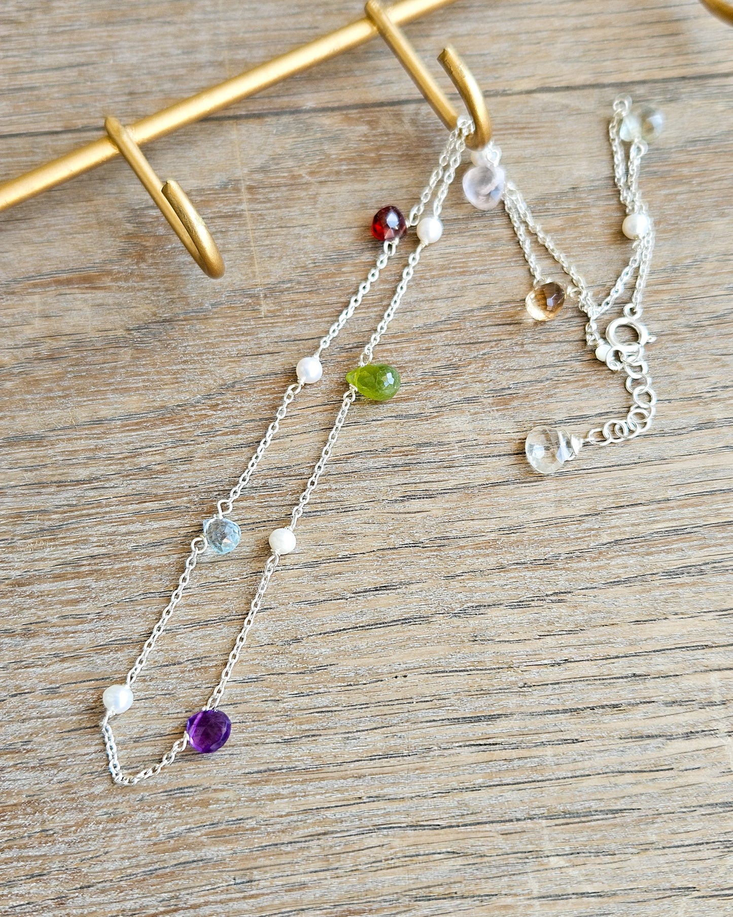 Gentile silver choker