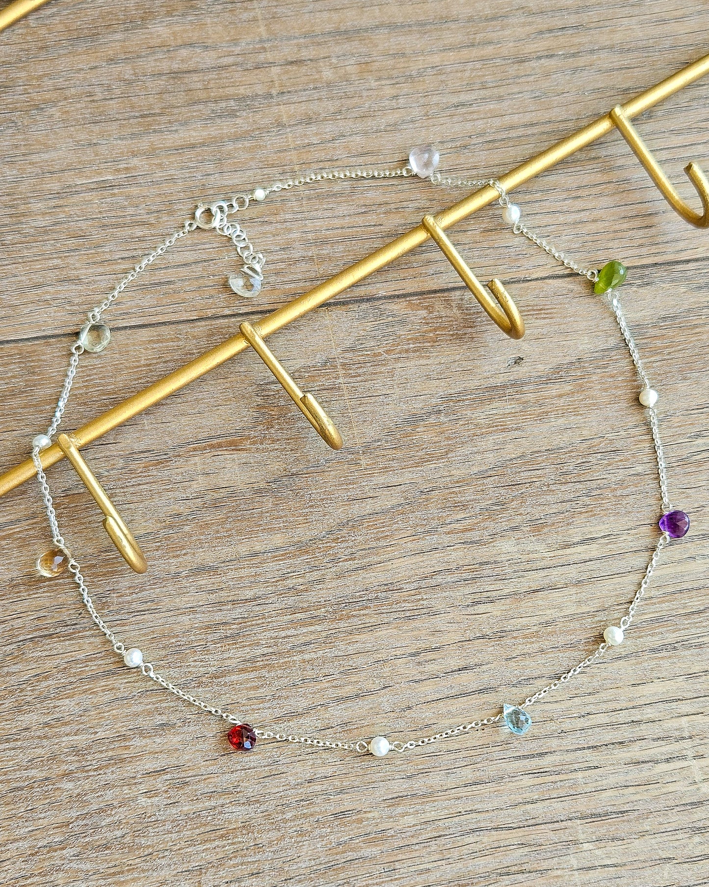 Gentile silver choker
