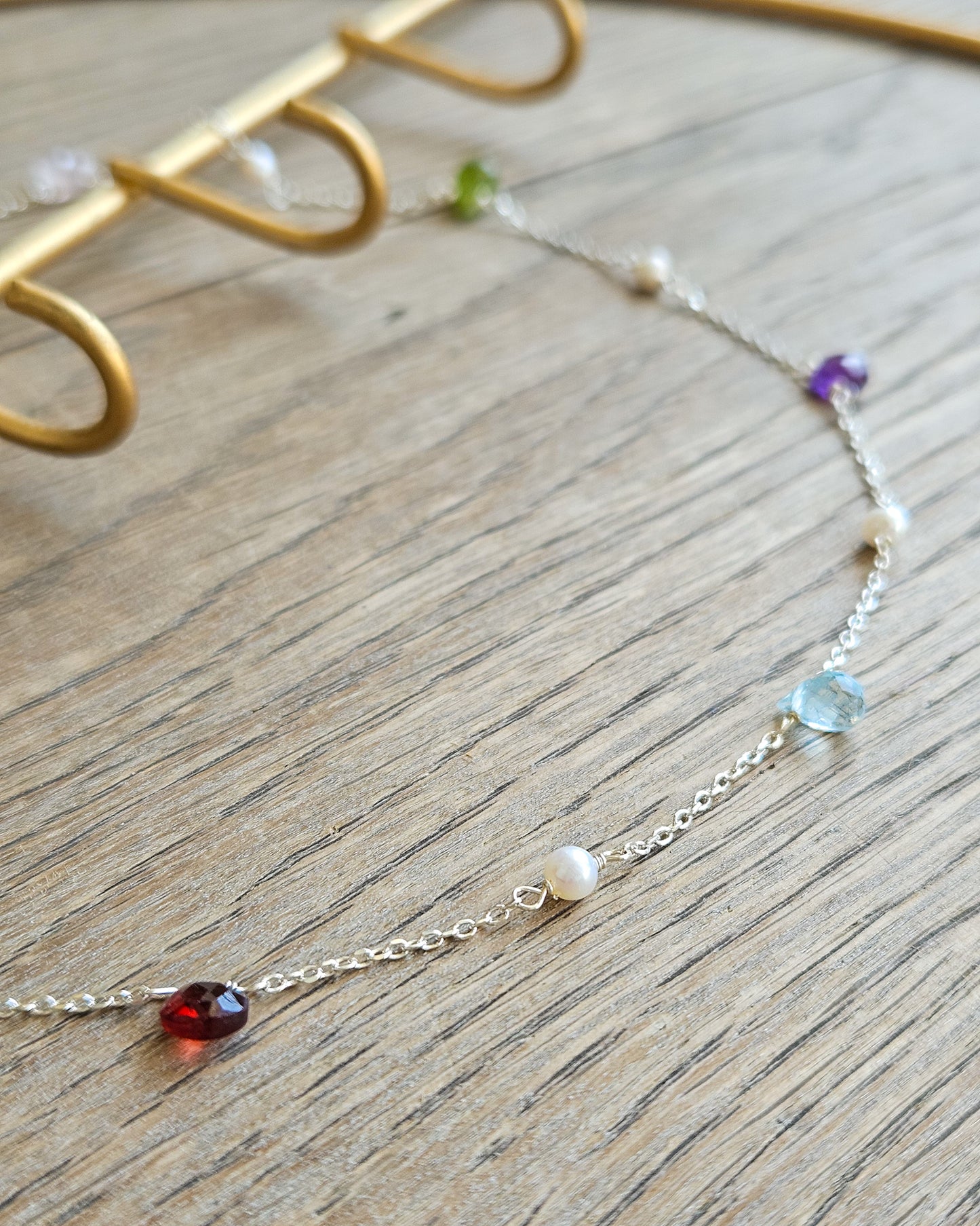 Gentile silver choker