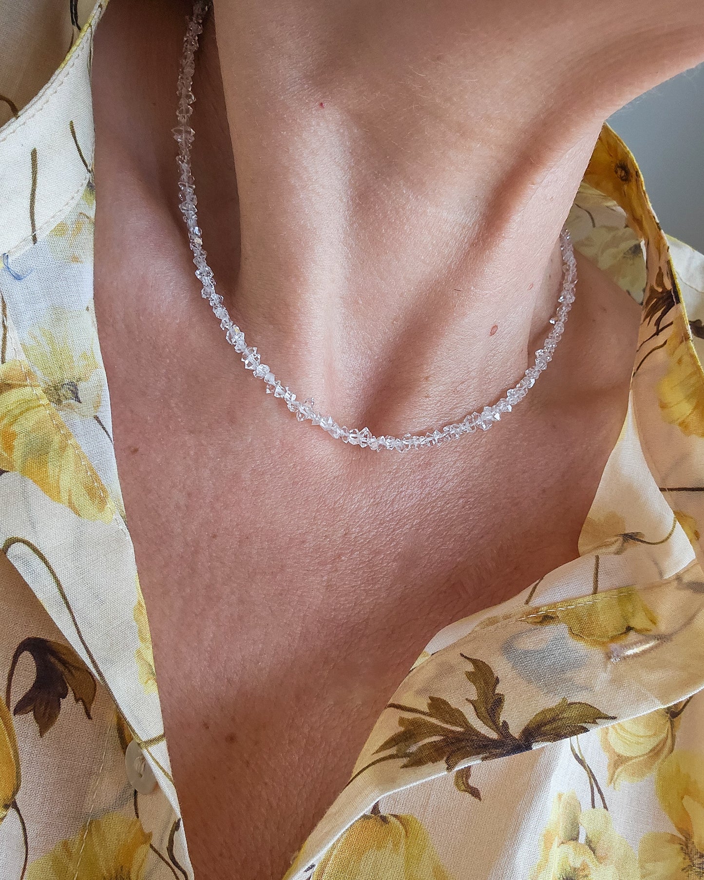 Girocollo diamante di Herkimer