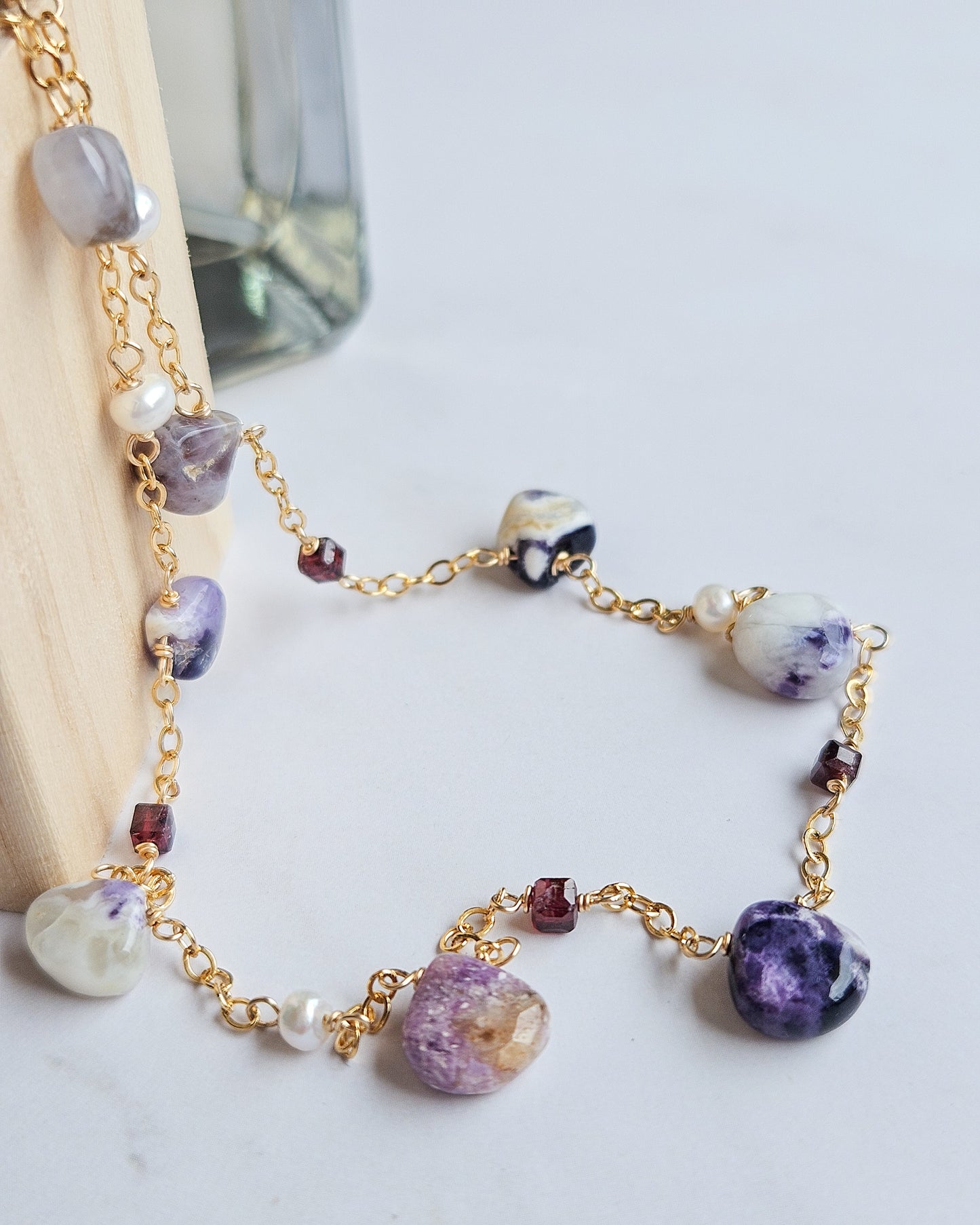 Girocollo con Opale Tiffany