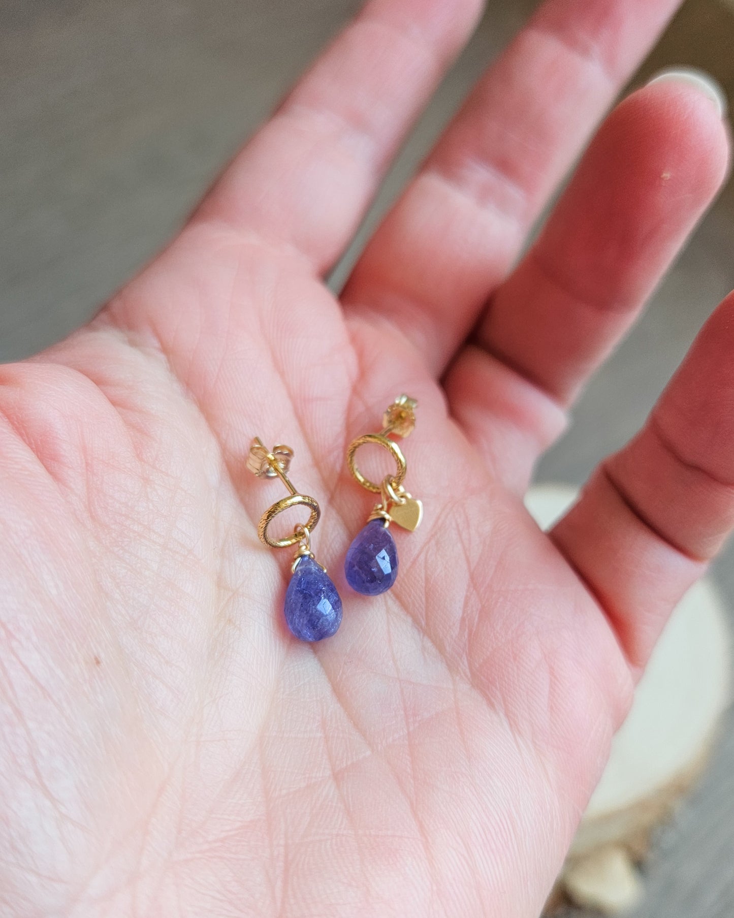 Orecchini con Tanzanite