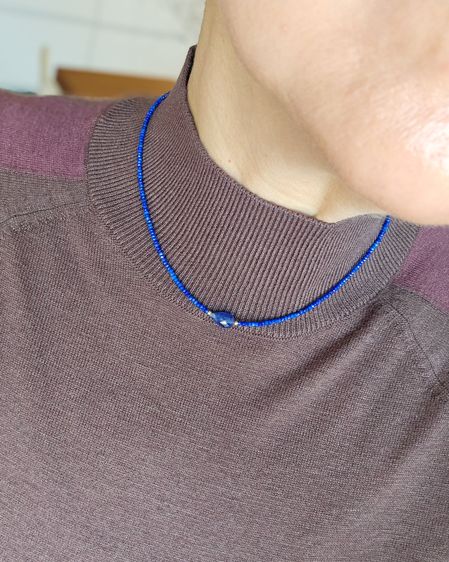 Girocollo Lapis e Zaffiro