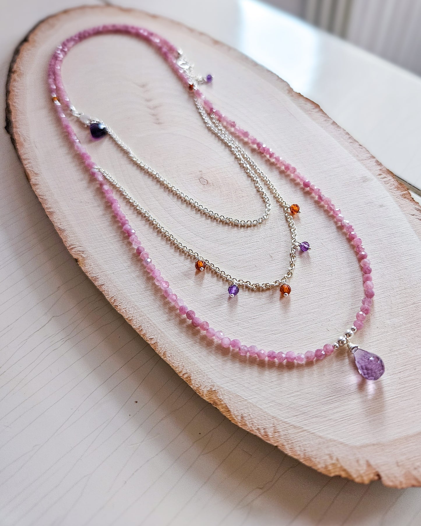 Collana Phyllis argento