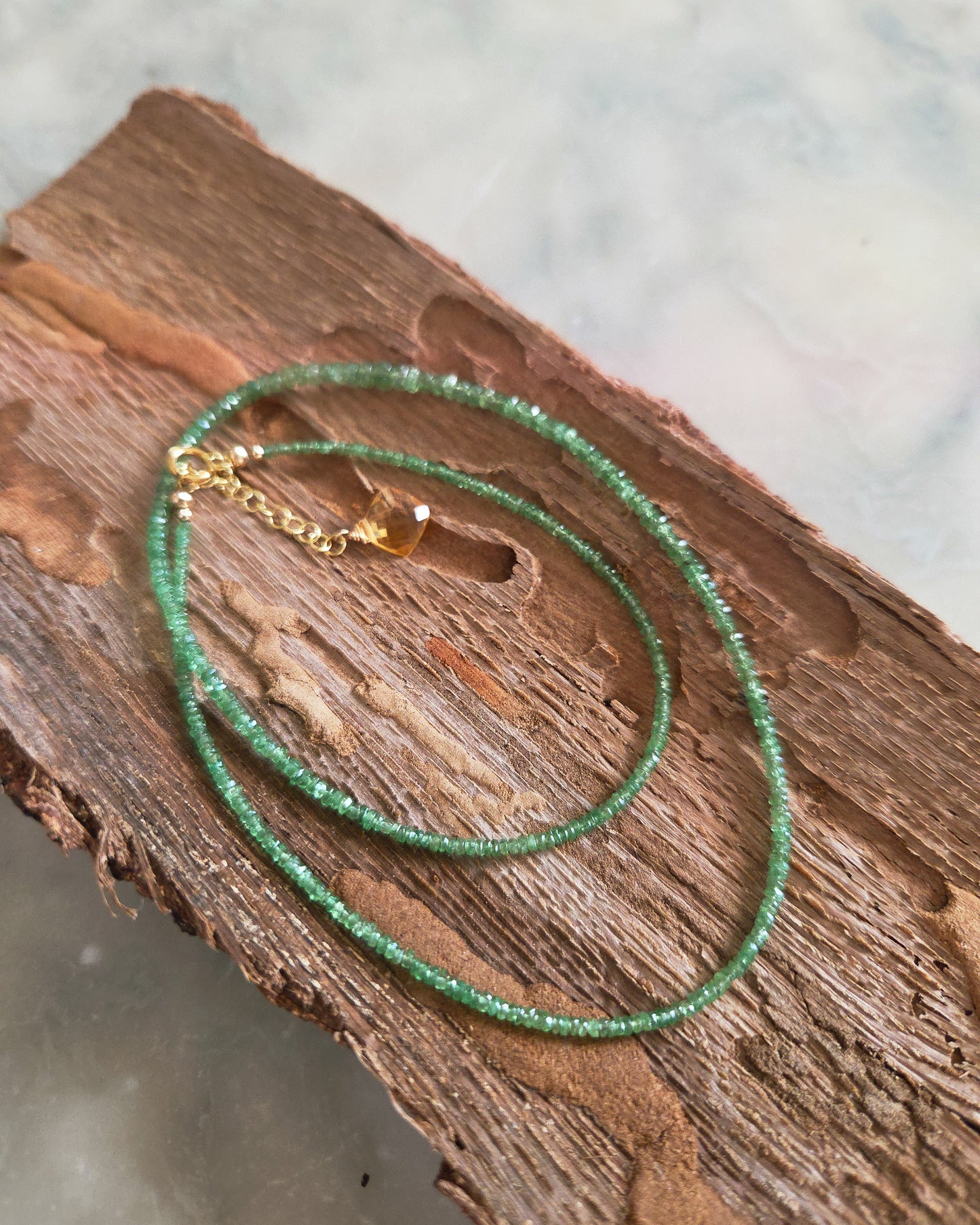 Collana Smeraldi verdi