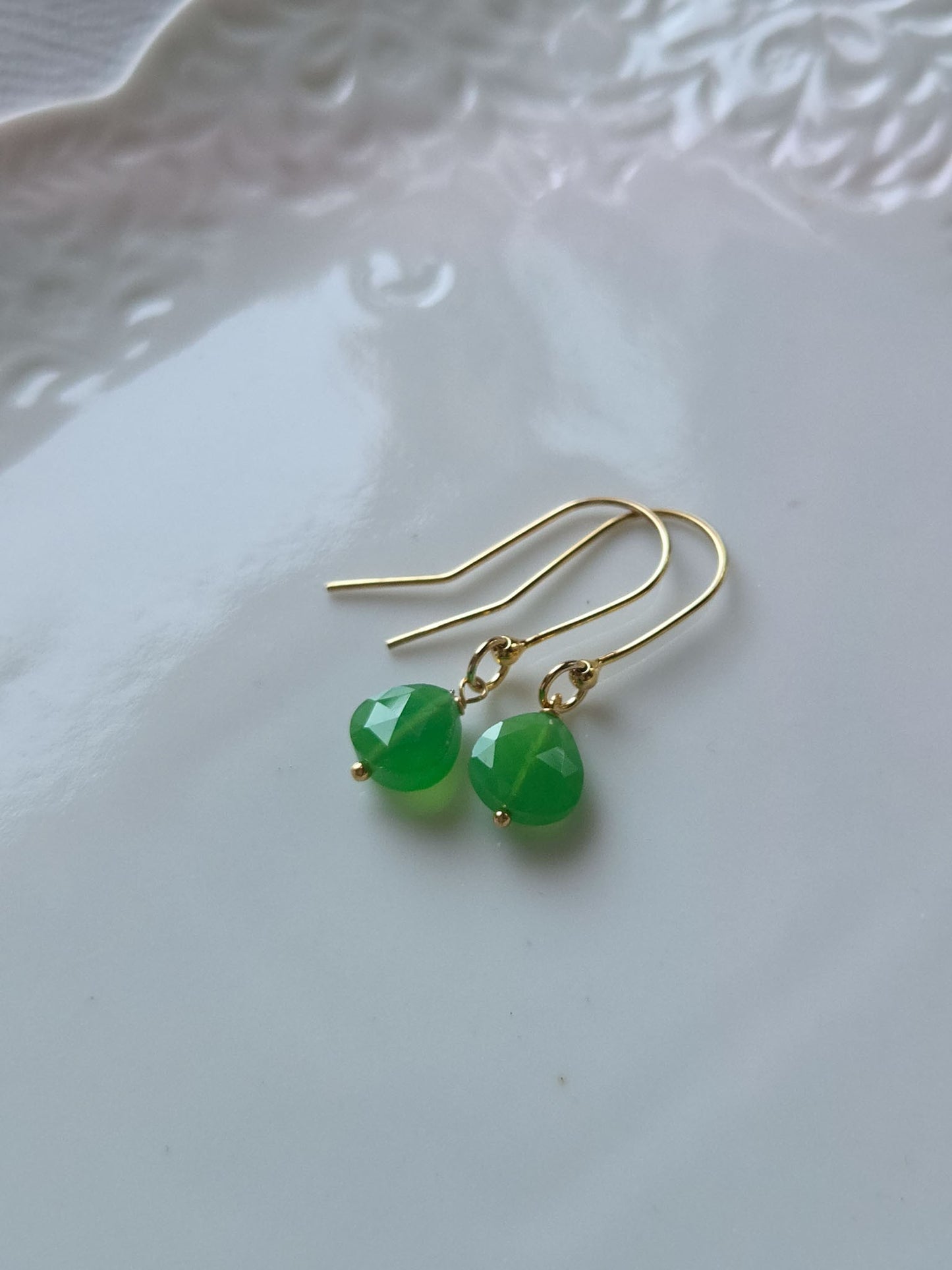 Orecchini Onice verde