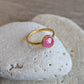 Anello con pietre dure naturali