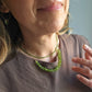 Collana gocce di peridoto