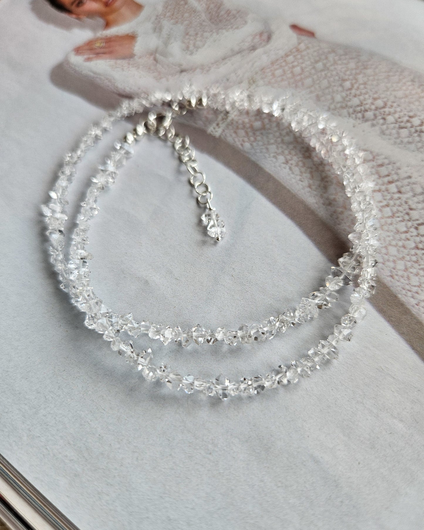 Girocollo diamante di Herkimer