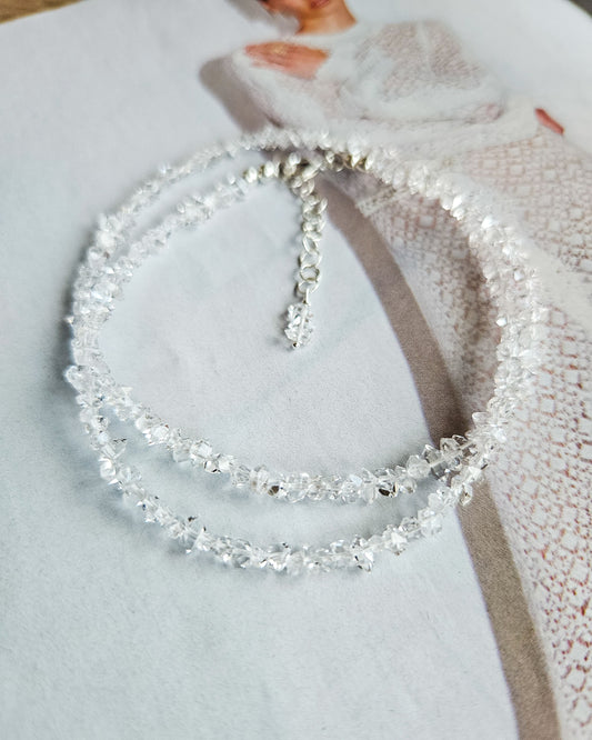 Girocollo diamante di Herkimer