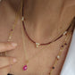 Collana Zaffiro rosa