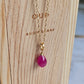 Collana Zaffiro rosa