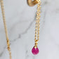 Collana Zaffiro rosa