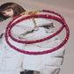 Natural ruby ​​choker