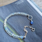 Bracciale Opale cangiante e Tanzanite