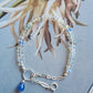 Bracciale Opale cangiante e Tanzanite