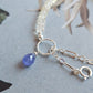 Bracciale Opale cangiante e Tanzanite