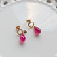 Orecchini con Zaffiro rosa