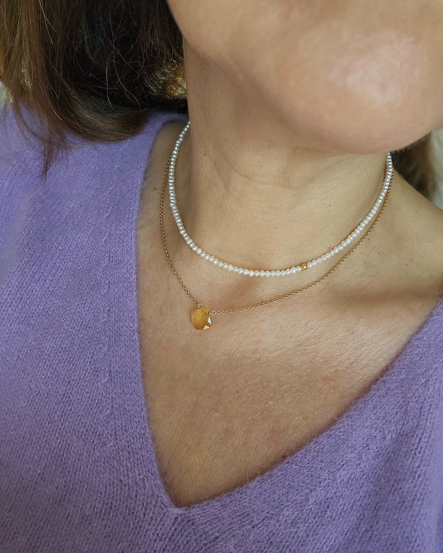 girocollo micro perle