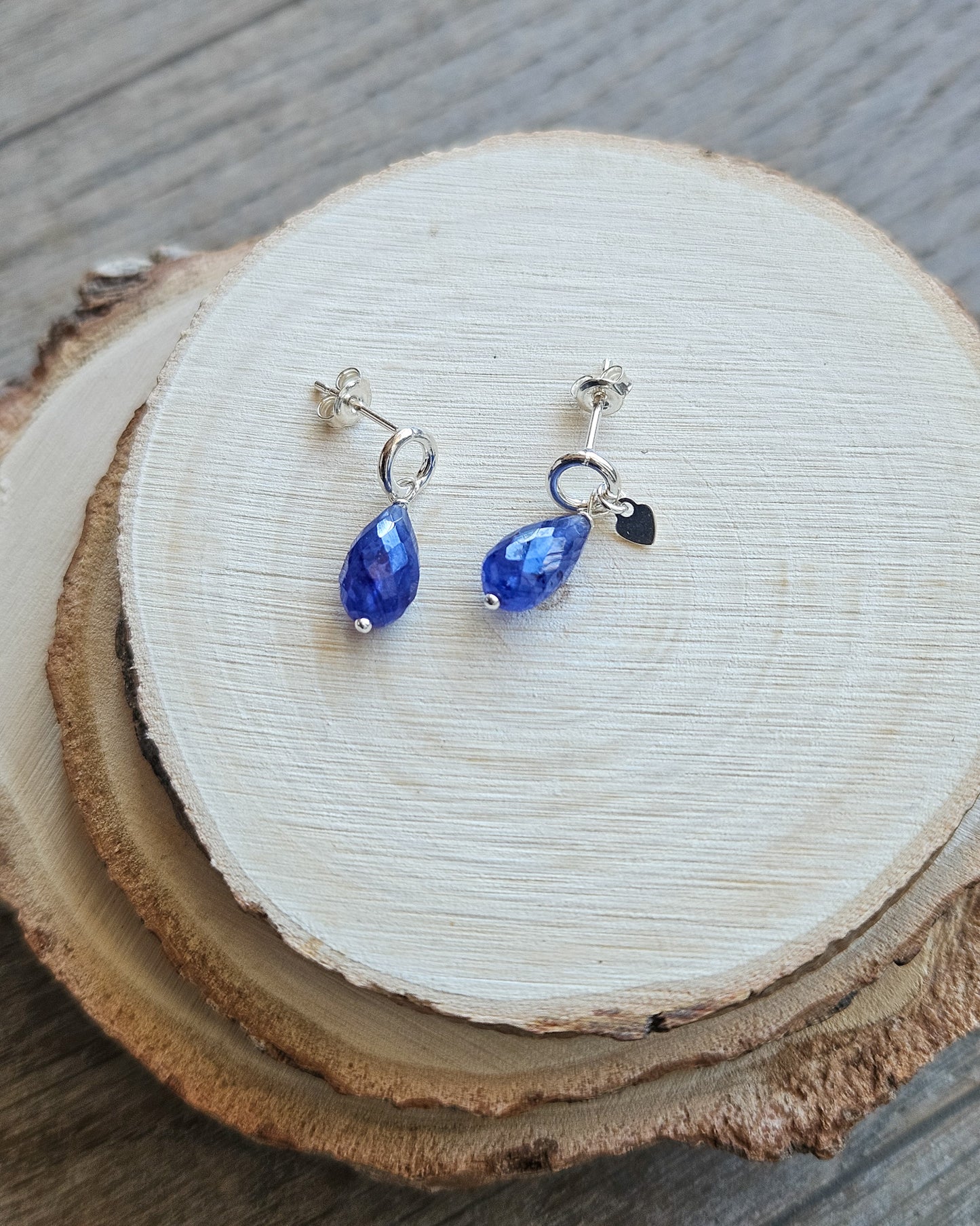 Orecchini Argento con Zaffiri blu