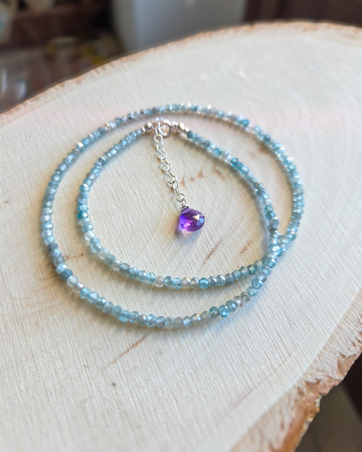 Girocollo acquamarina