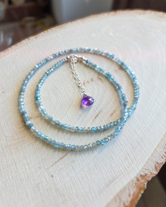 Girocollo acquamarina