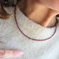 Collana Reverse con Granato