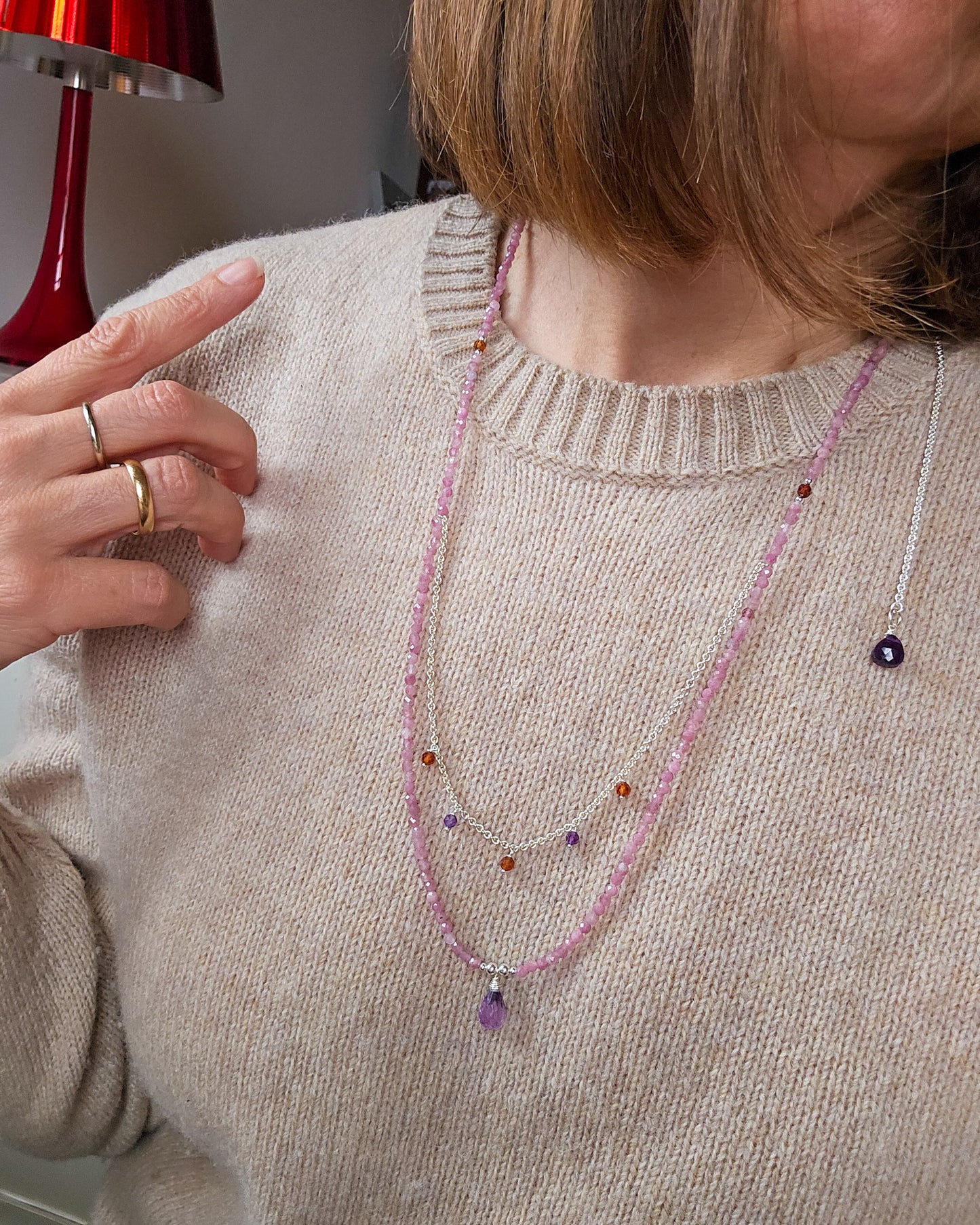 Collana Phyllis argento