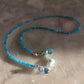 Collana Reverse con Apatite azzurra