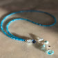Collana Reverse con Apatite azzurra