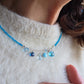 Collana Reverse con Apatite azzurra