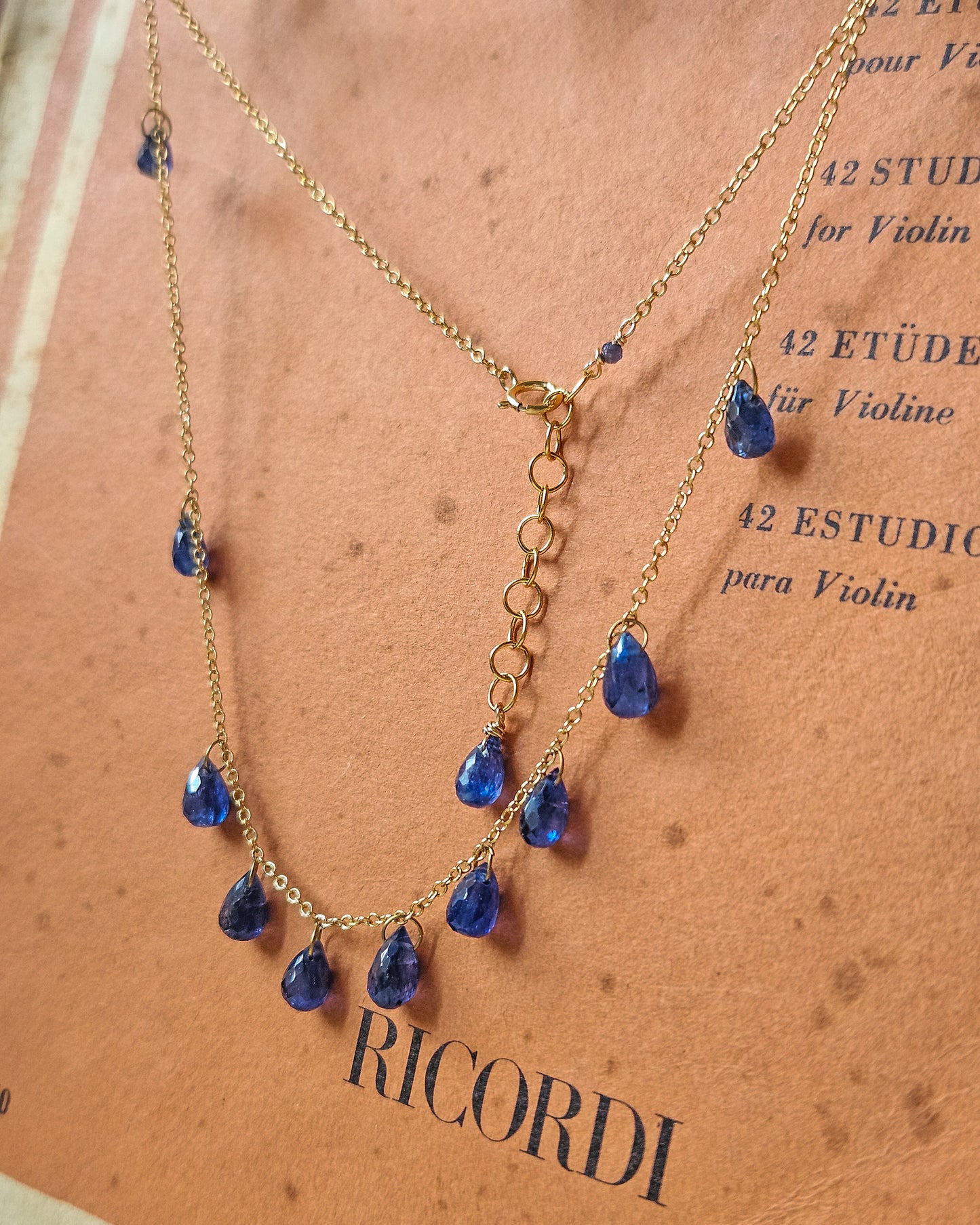 Collana Aura con Cianite