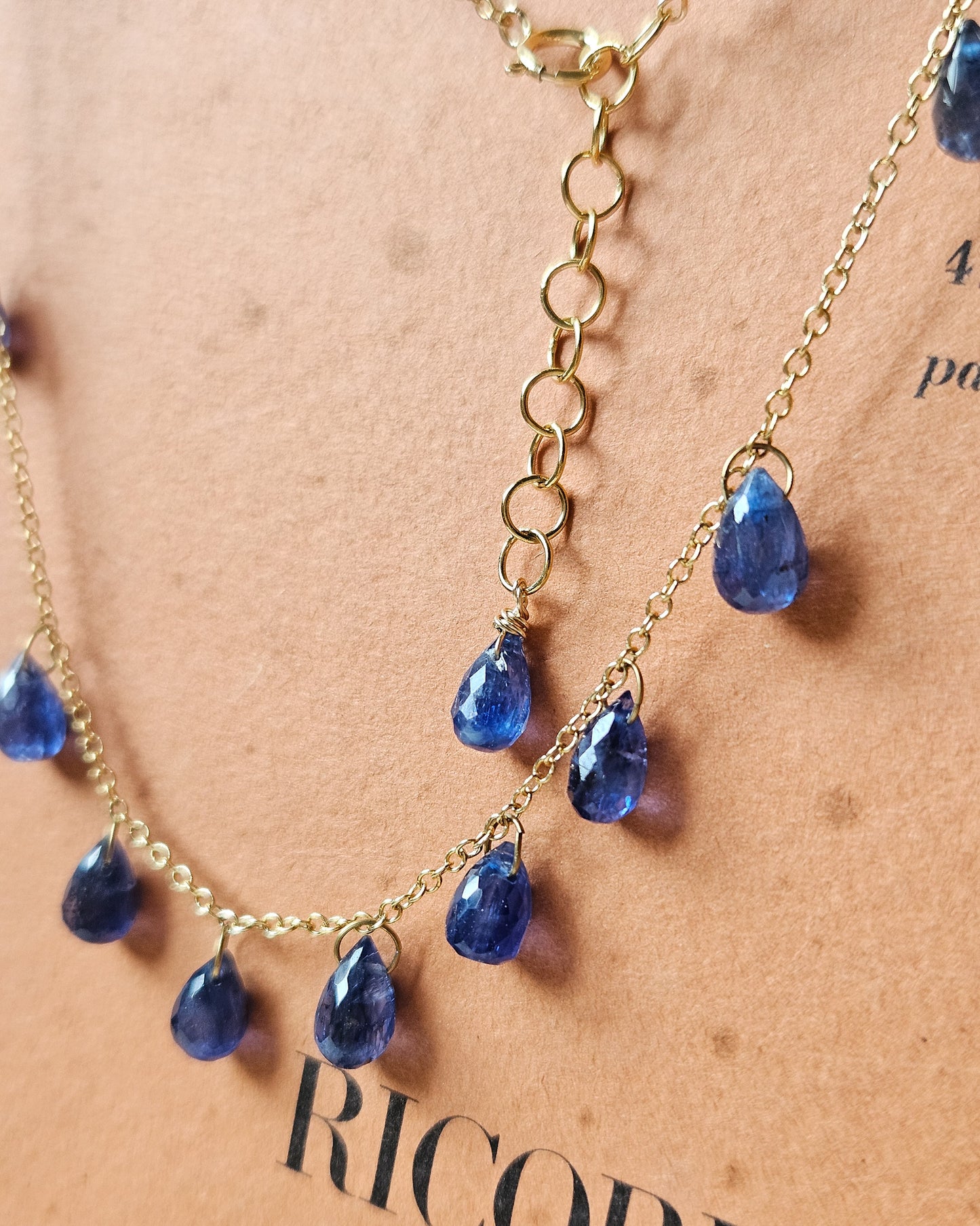 Collana Aura con Cianite