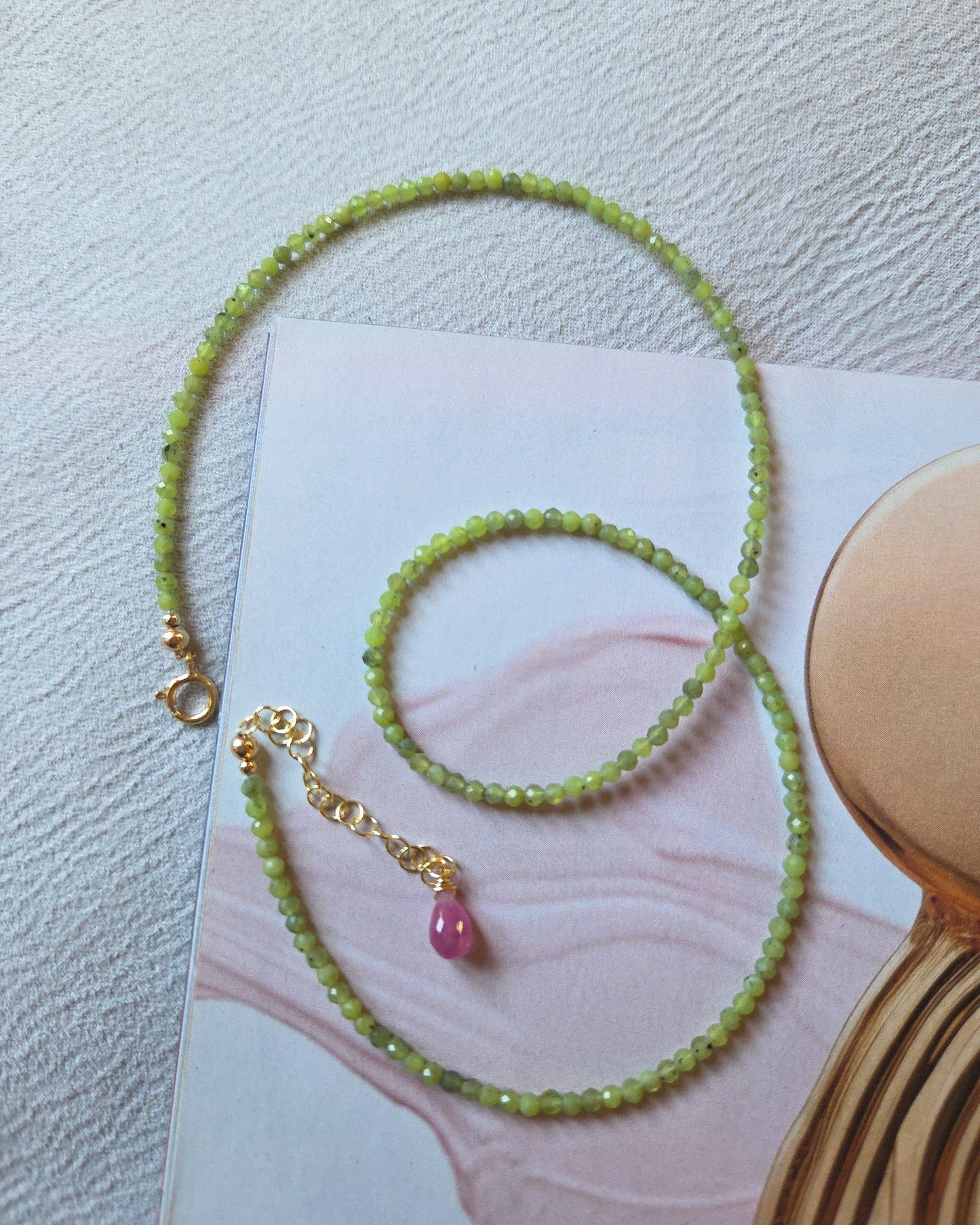 Girocollo di giada verde