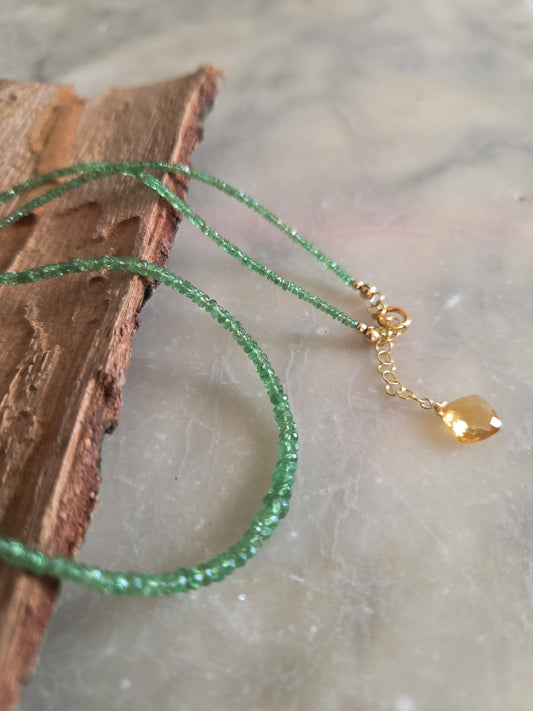Collana Smeraldi verdi