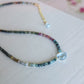 Collana con tormalina e topazio