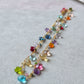 Collana Rosario con gemme colorate