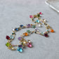 Collana Rosario con gemme colorate