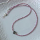 Girocollo tormalina rosa e labradorite