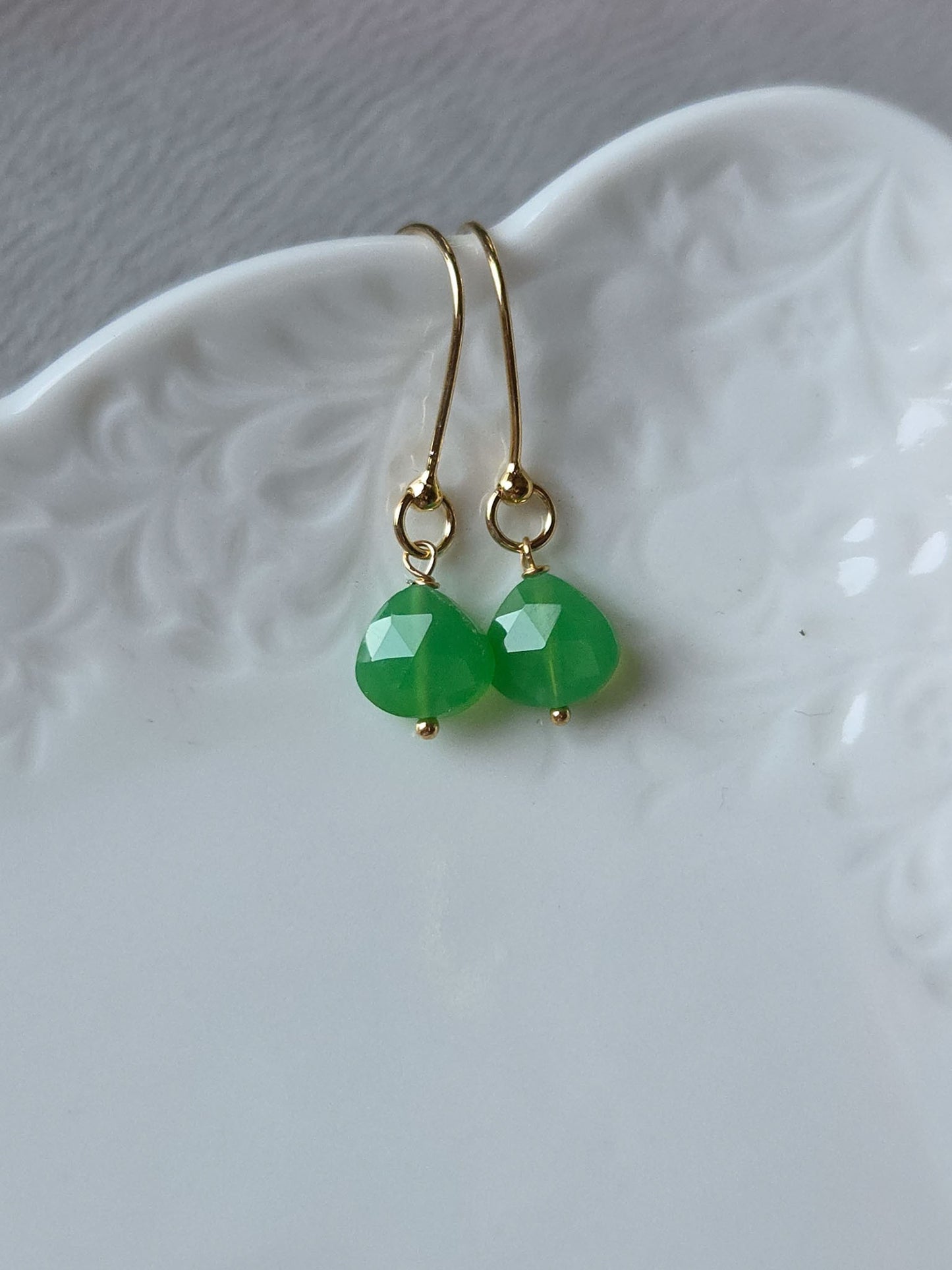 Orecchini Onice verde