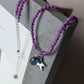 Collana lapidolite con Stella