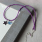 Collana lapidolite con Stella