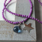 Collana lapidolite con Stella