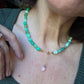 Collana sassi di crisoprasio