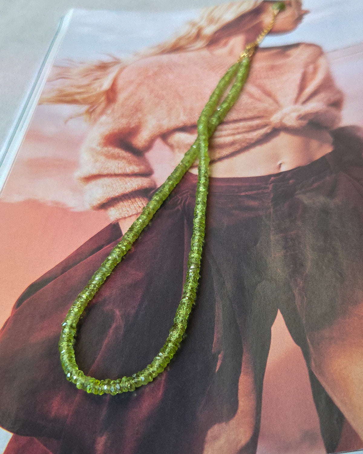 Girocollo peridoto naturale
