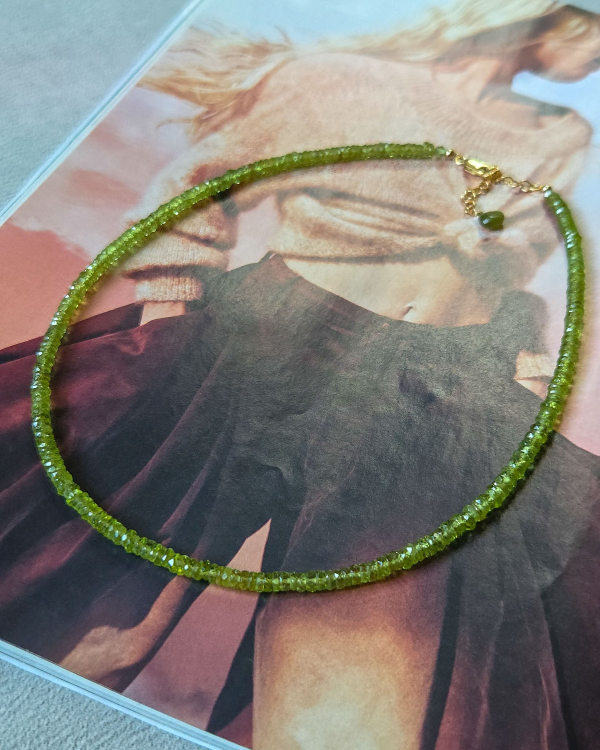 Girocollo peridoto naturale